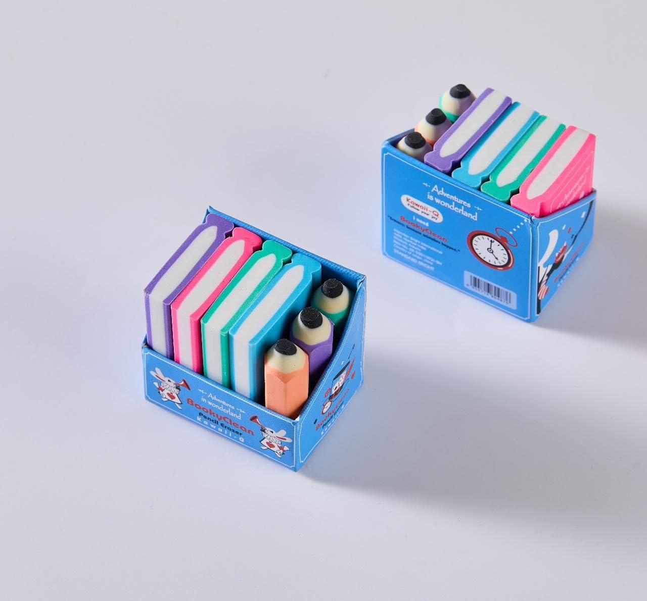 Notepad & Pencil Theme Erasers Set