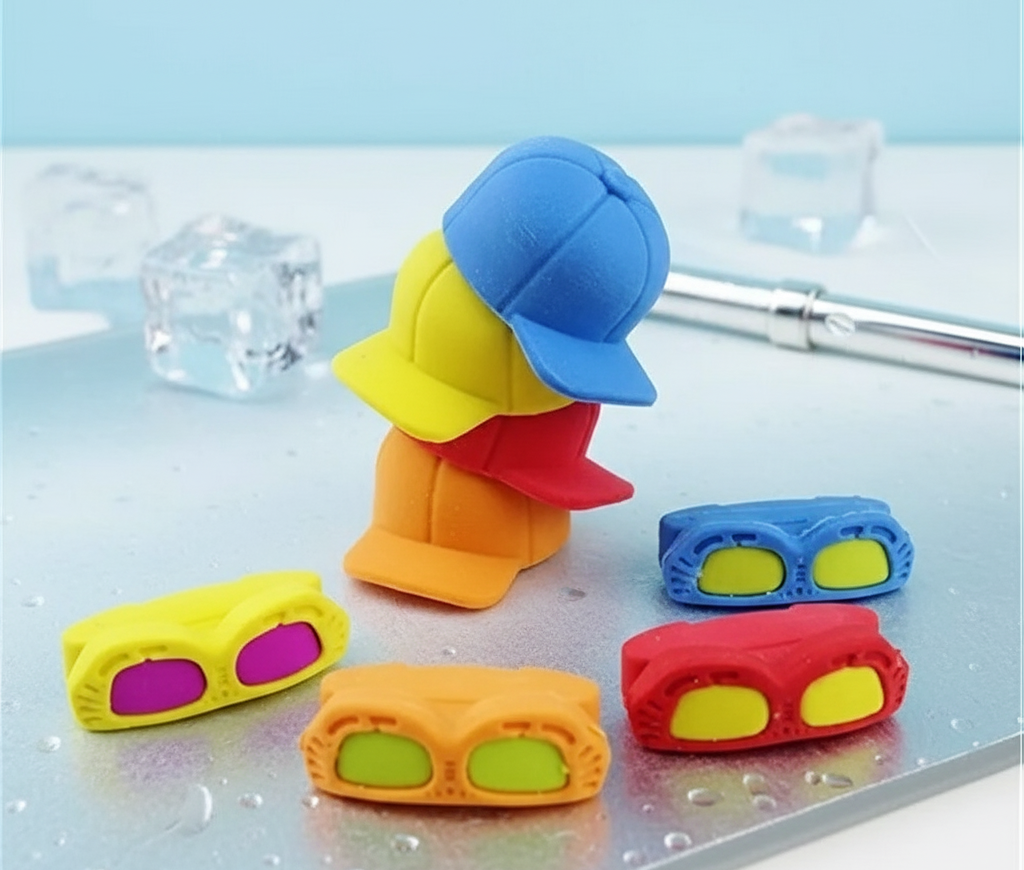 Cap & Goggles Mini Eraser
