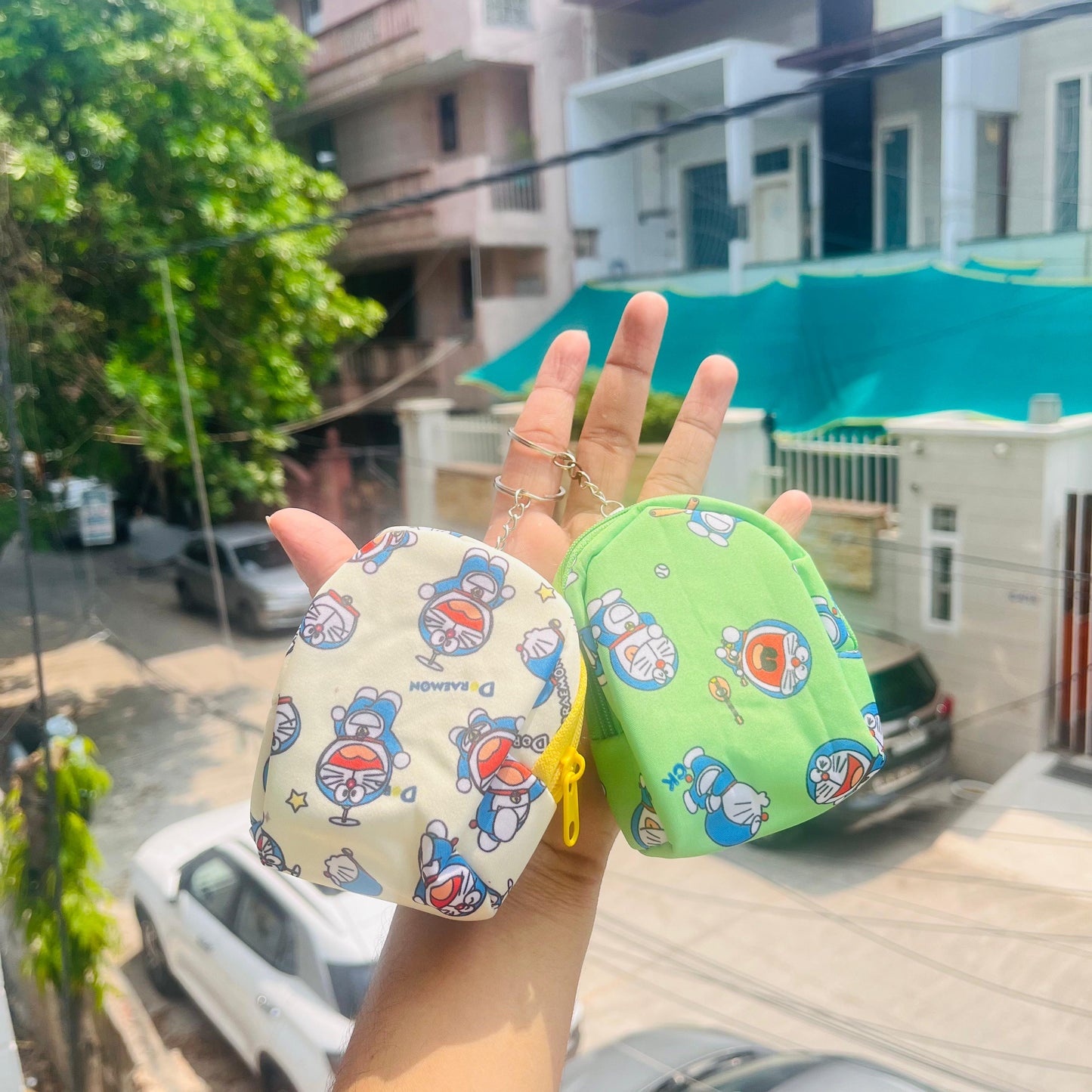 Doraemon Bag Keychain|Multipurpose Pouch