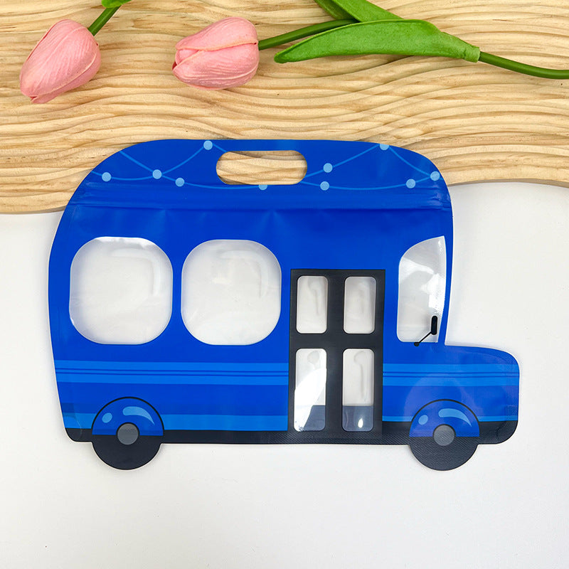 Cute Cartoon Car Zip Lock Bag