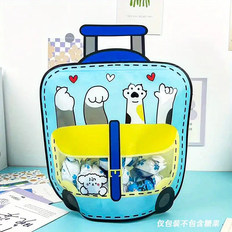 Cute 3d Trolley Zip Lock Bag