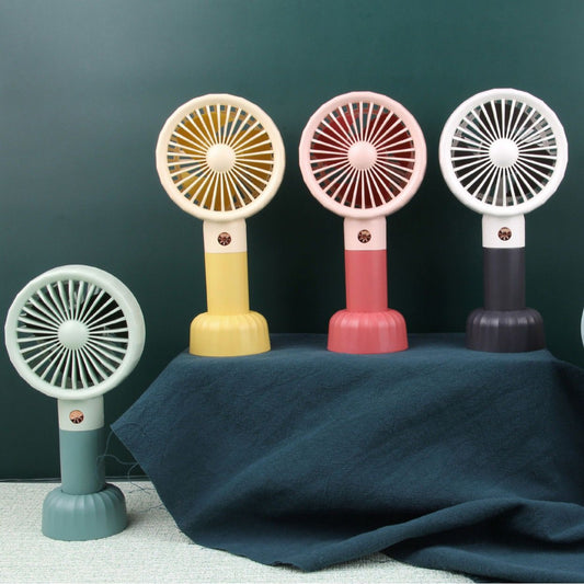 Retro Portable USB Handfan with Ringlight