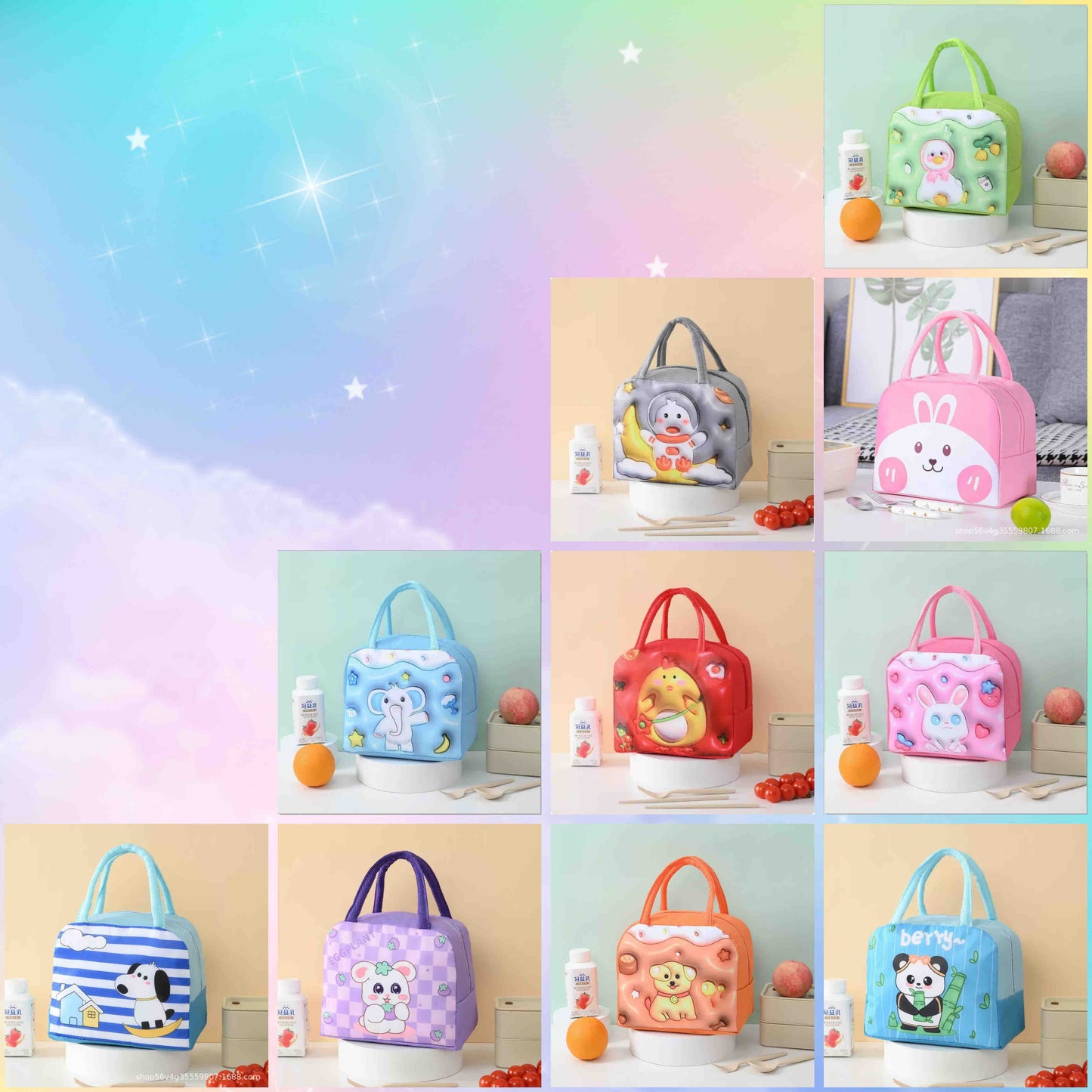 Cute Insulated Lunch Bags | Kanjak Gift/Return Gift Option