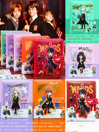 Harry Potter Hardbound Magnetic A5 Diary with Three Dimensional Title Page