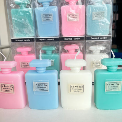 Perfume Bottle Scented Wax Candle