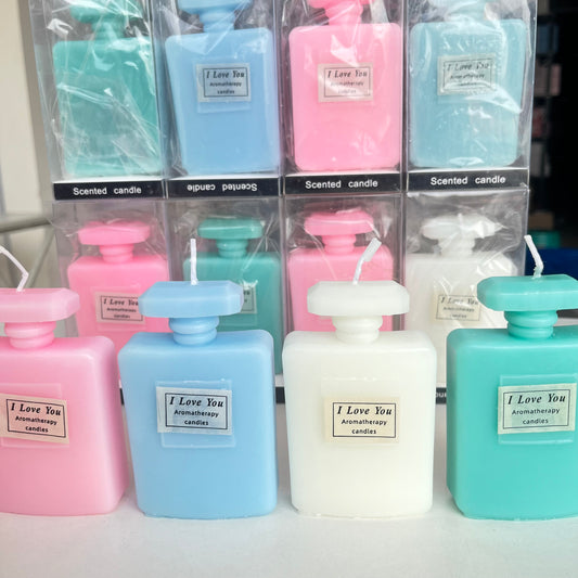Perfume Bottle Scented Wax Candle