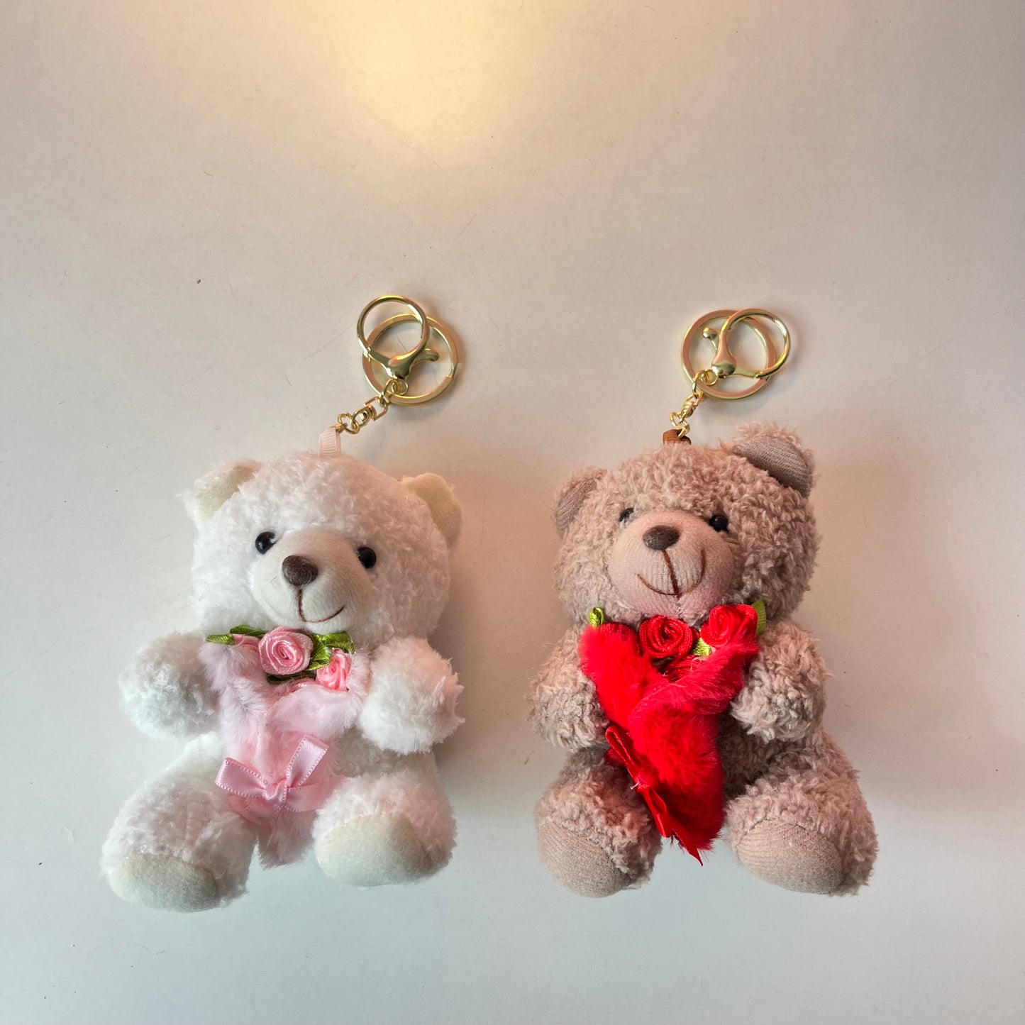 Bouquet Teddy Plushie Keychain