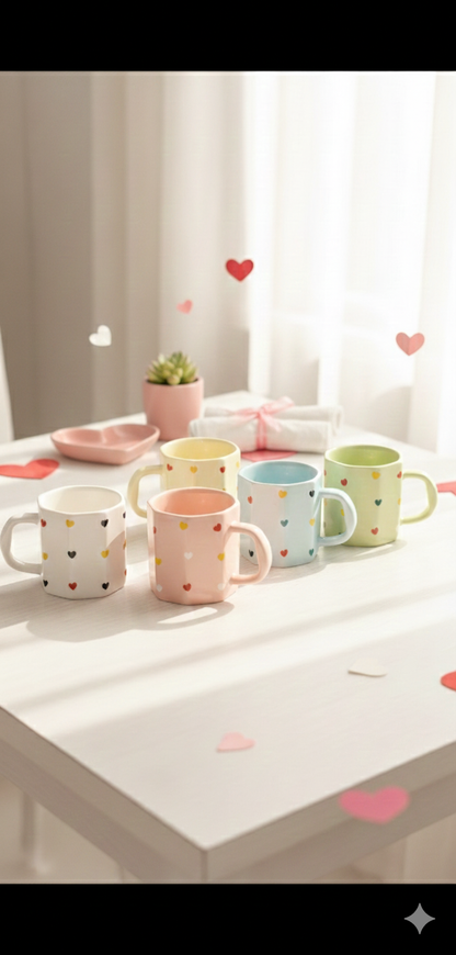 Pinteresty Heart Mini Ceramic Mug
