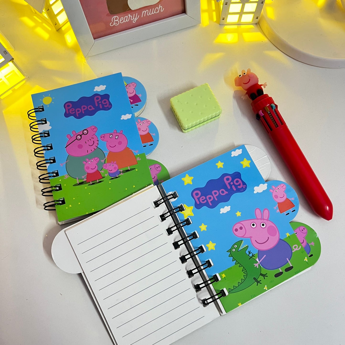 Cute Peppa Pig Mini Diary