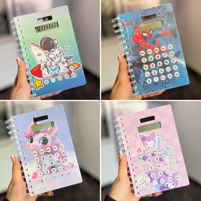 Calculator Spiral Diary
