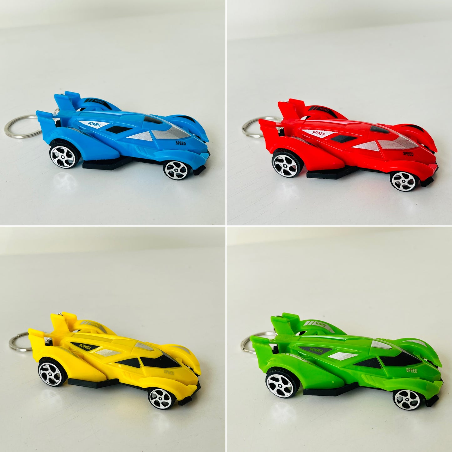Racing Car Pull Back Keychain