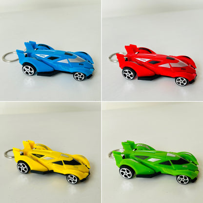 Racing Car Pull Back Keychain