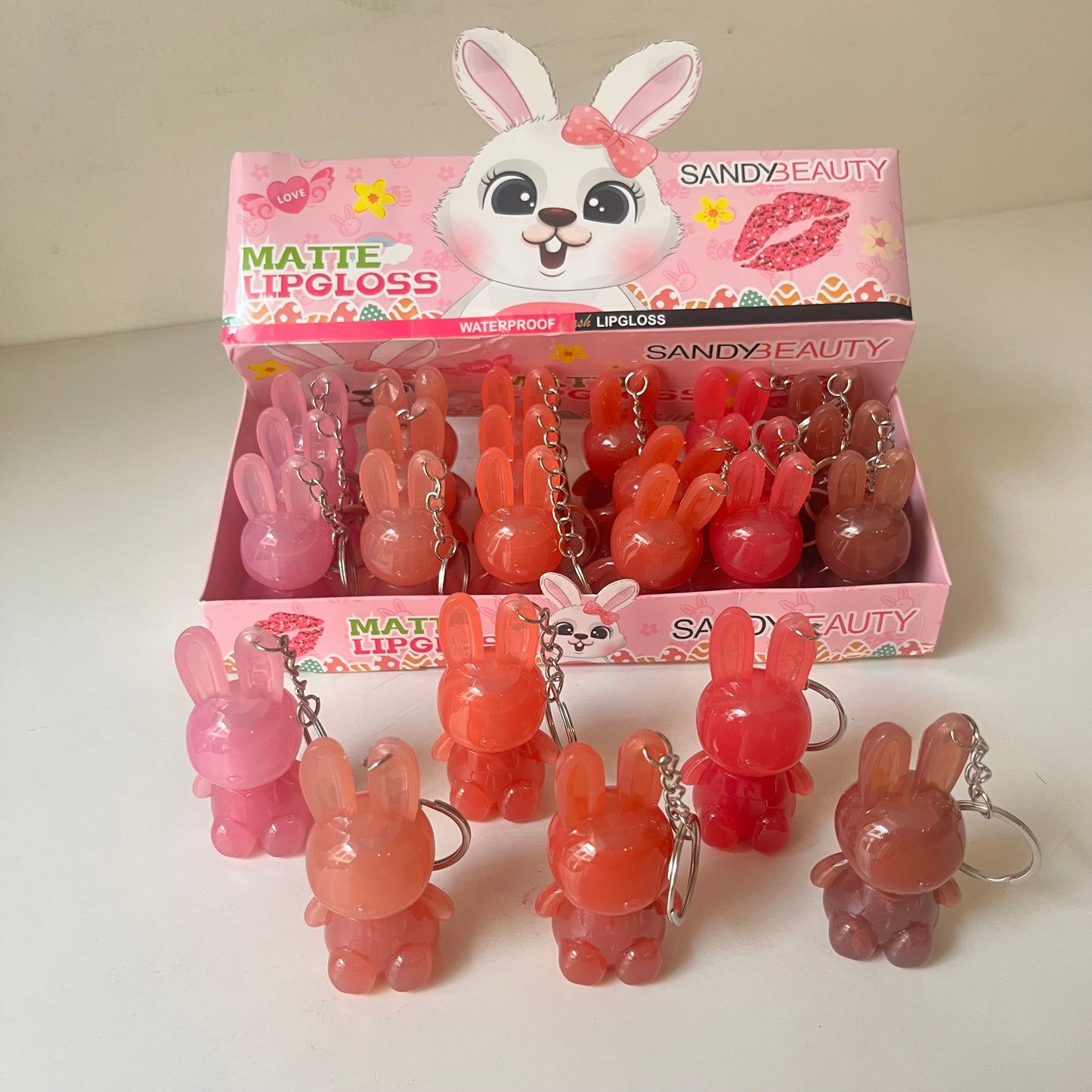 Korean Bunny Lipstick With Keychain