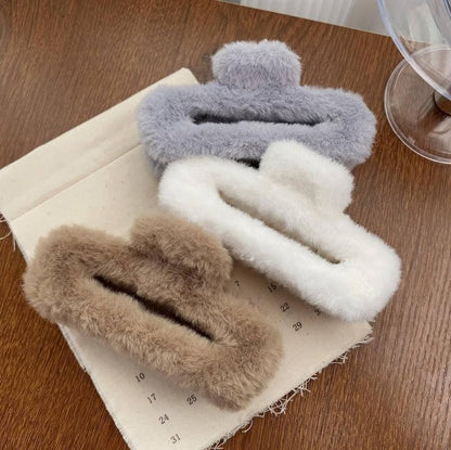 Korean Furr Hair Claw/Clutcher