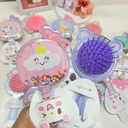 Cute Glitter Hairbrush