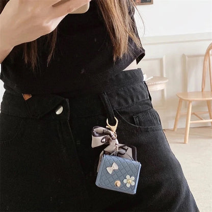 Flower Bow Bag Keychain