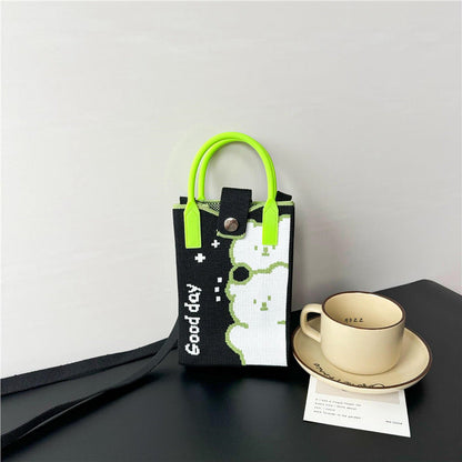 Korean Mobile Sling Bag- Teddy Edition