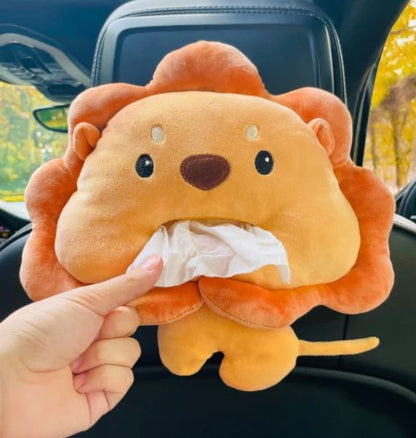 Plush Car Tissue Holder