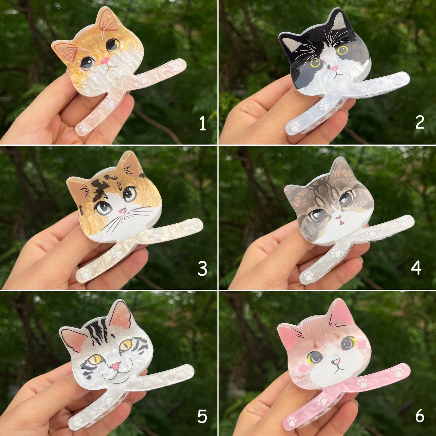 Cute 3D Cats Premium Hair Claw | Pinteresty Hair Clutcher