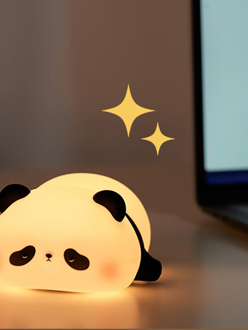 Lonely Color Changing Panda Silicone Lamp