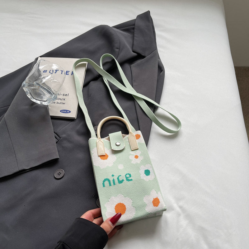 Korean Mobile Sling Bag- Quirky