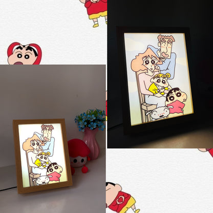 Shinchan LED Frame | Aesthetic Lamp Frame