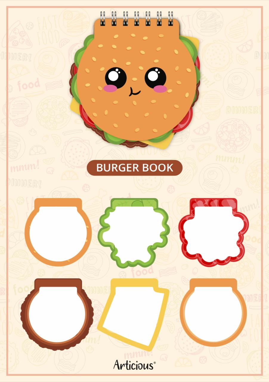 Burger Spiral Diary/Notebook