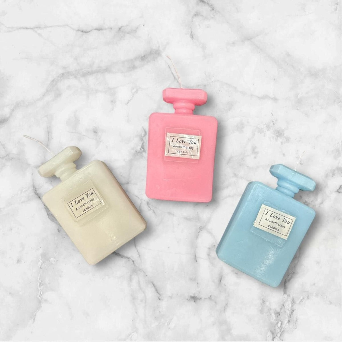 Perfume Bottle Scented Wax Candle