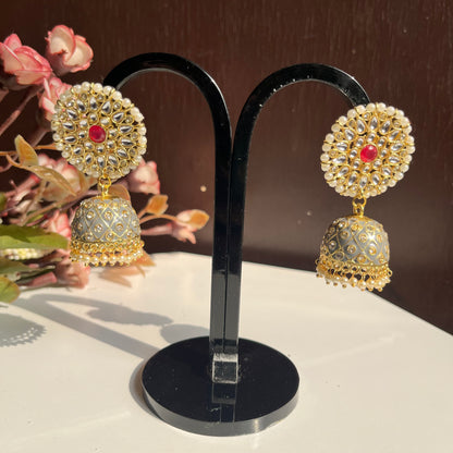 Kundan Jhumka Earring