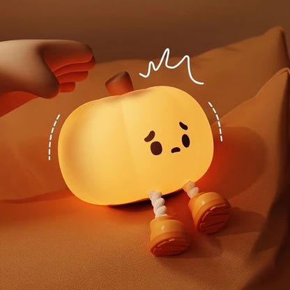 Pumpkin Silicone Touch Night Lamp