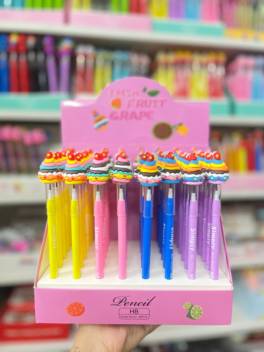 Colorful Tree Pencil (Set Of Pcs)