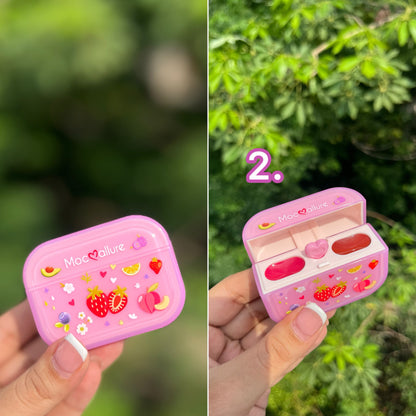 Strawberry Airpods Lipstick Case