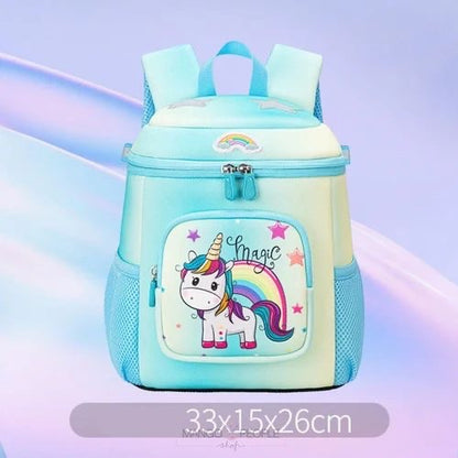 3D Unicorn Premium Bagpack with large Capacity/Kindergarten Kids Bag