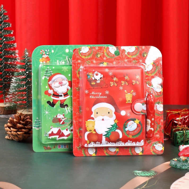 Christmas Mini Diary Pen Set /Santa Diary Pen