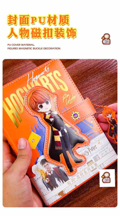 Harry Potter Hardbound Magnetic A5 Diary with Three Dimensional Title Page