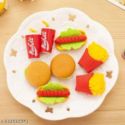 Fast Food Mini Eraser