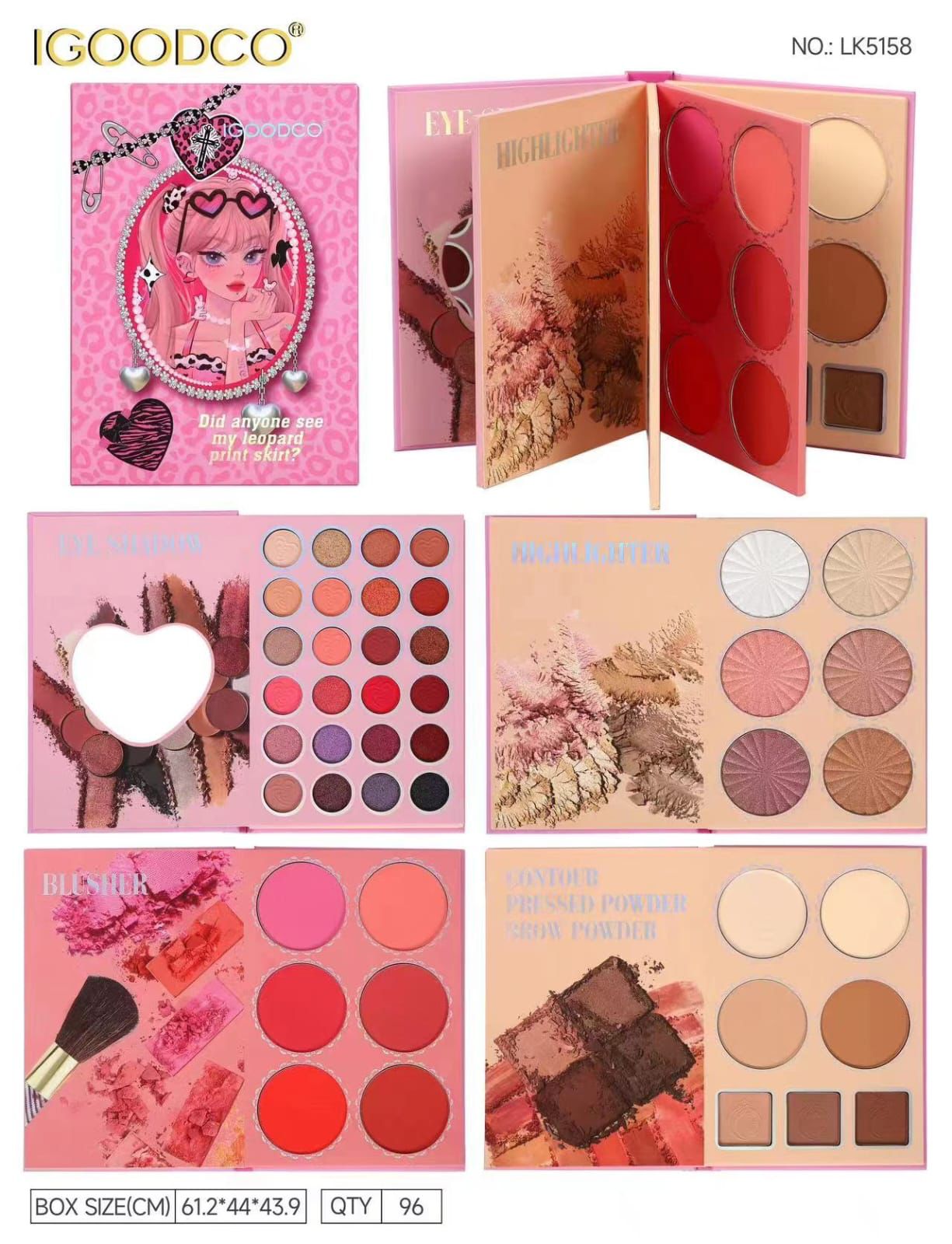 All in one Makeup Book/Igoodco Kawaii Makeup Pallete