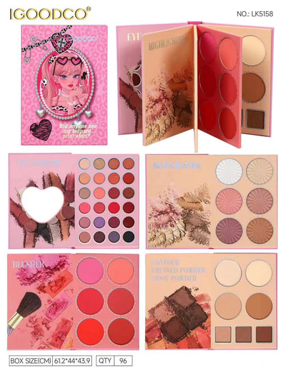 All in one Makeup Book/Igoodco Kawaii Makeup Pallete