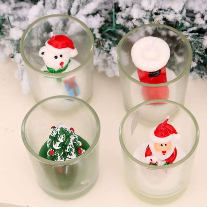 Christmas Glass Candle