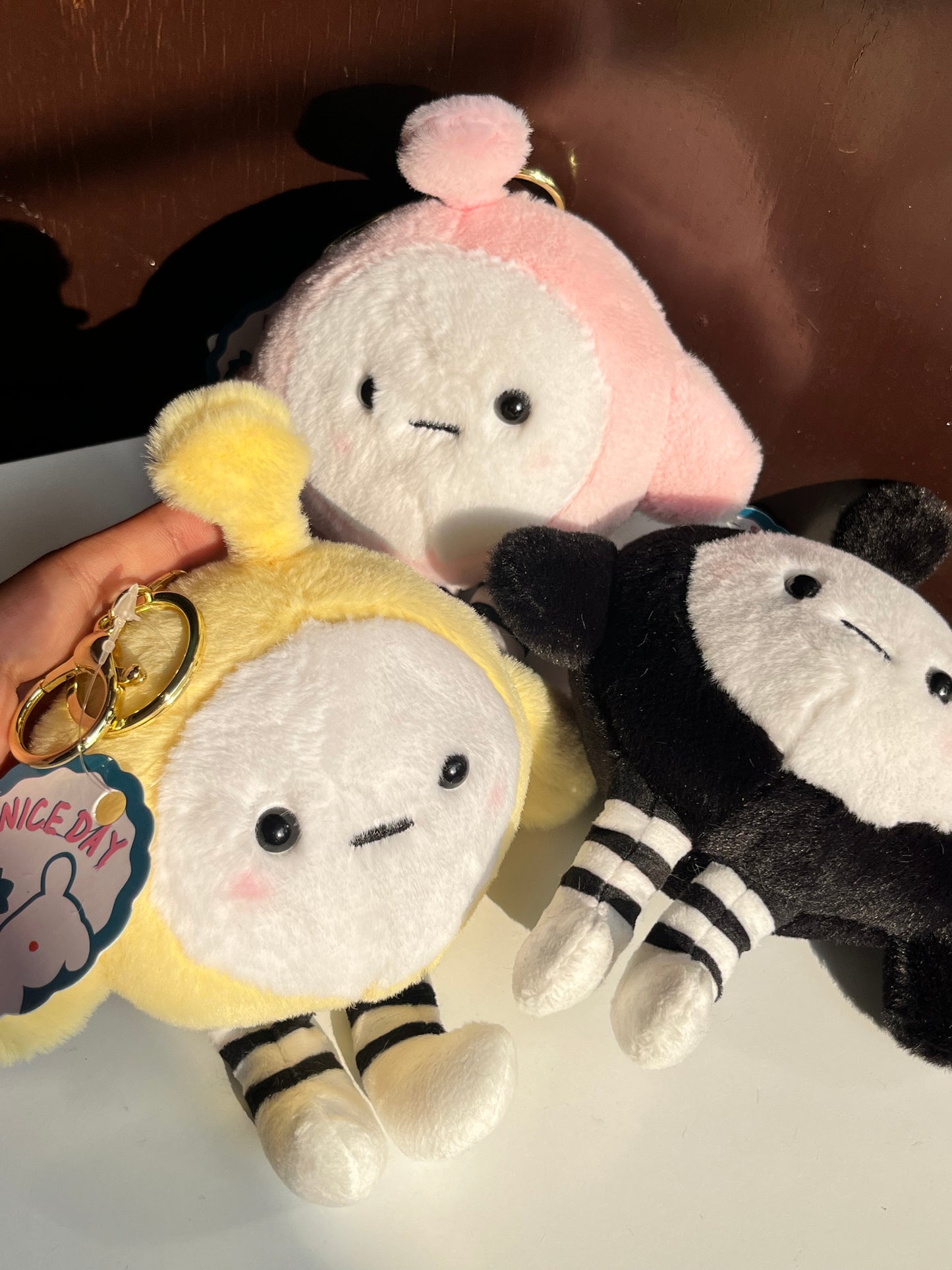 Cute Cartoon Plush Keychain