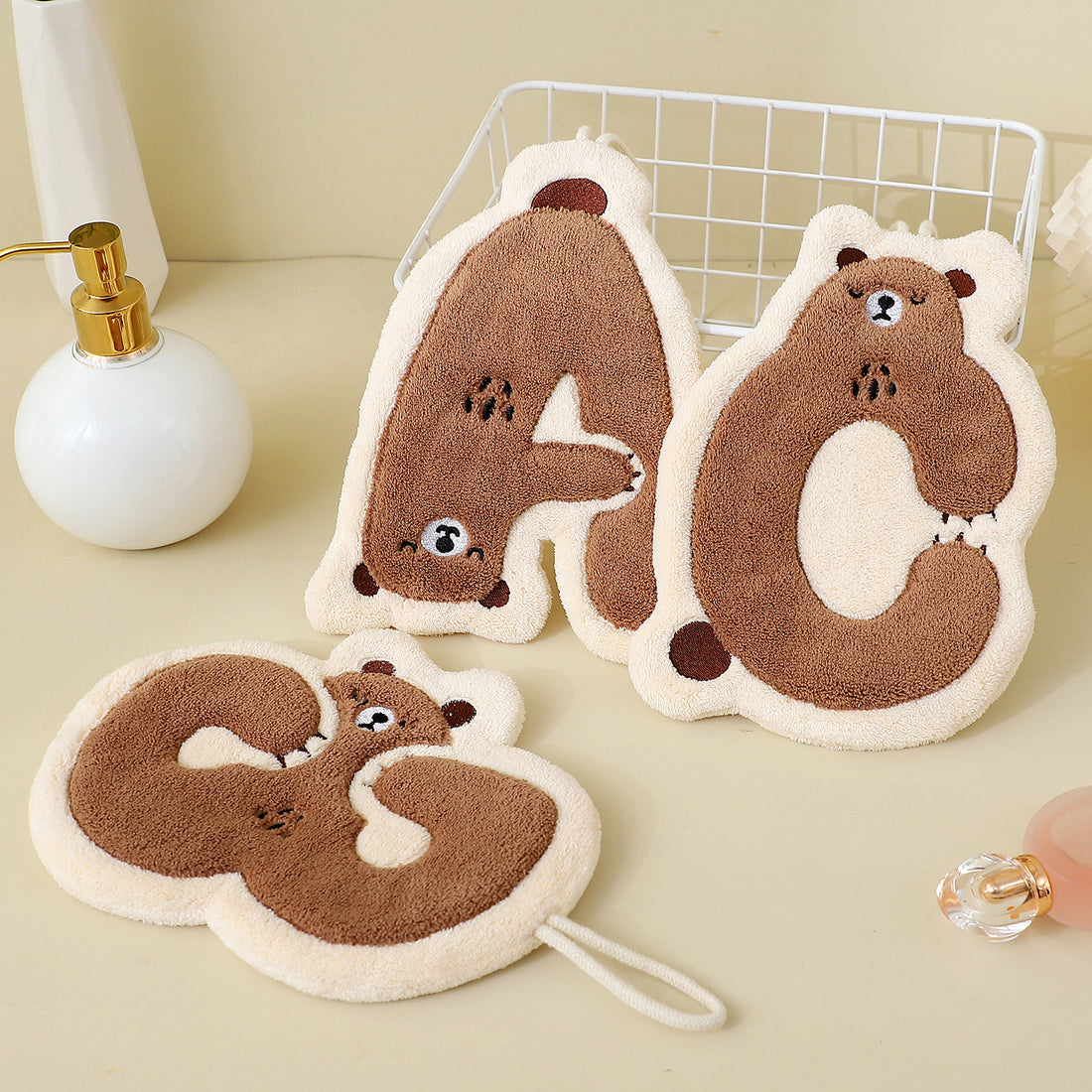 Kawaii Bear Hand Towel