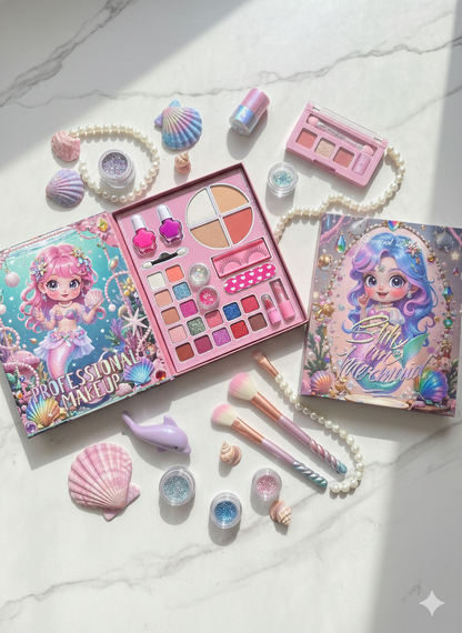 I'm a Mermaid Beauty Makeup Set | Kid's Makeup Book/Combo