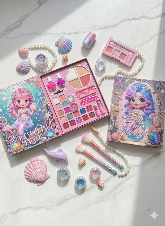 I'm a Mermaid Beauty Makeup Set | Kid's Makeup Book/Combo