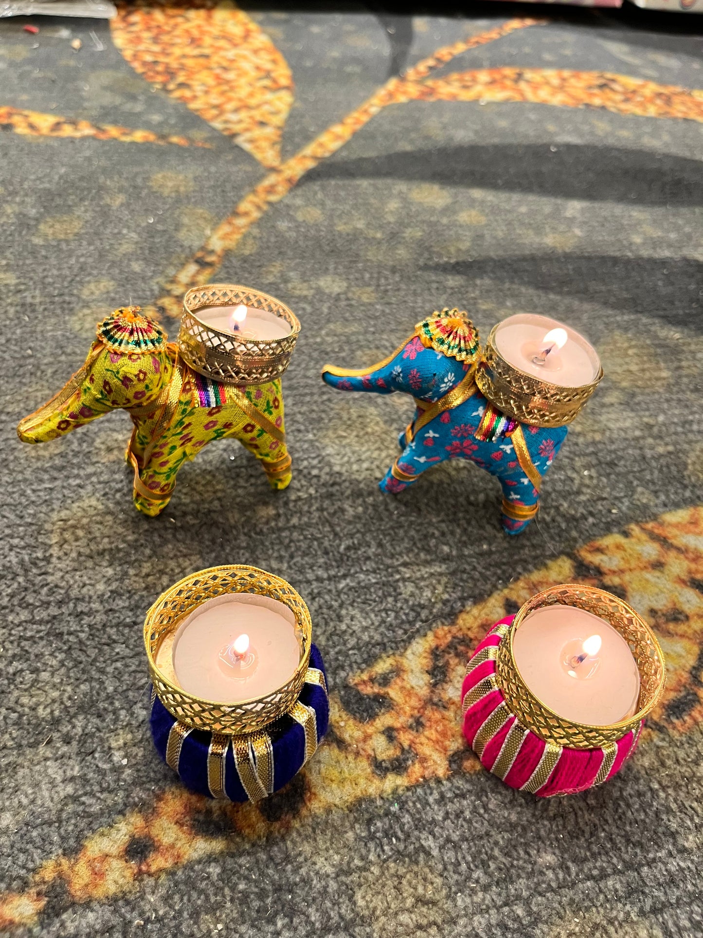 Elephant Tea-Light Candle Holder