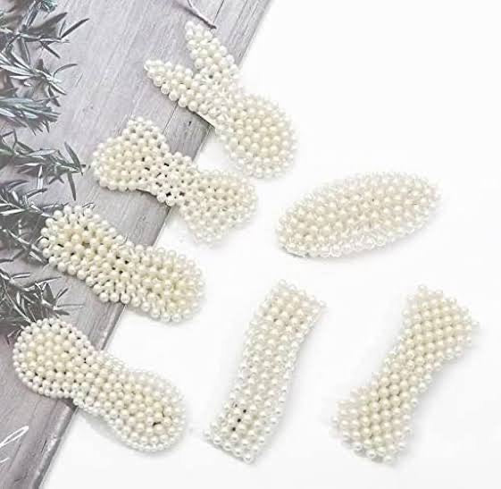 Pearl Hair Tic-Tacs (Set of 2 Pcs)