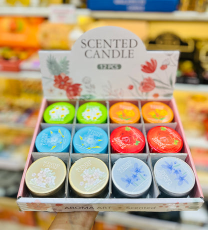 Floral Scented Tin Candle