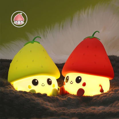 Strawberry Silicone Touch Night Lamp