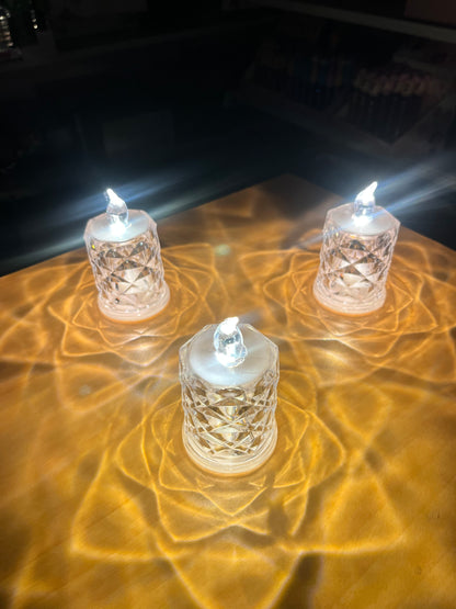 LED Pattern Candle Lamp