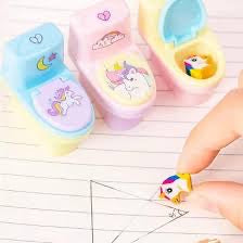 Cute Unicorn Toilet Sharpener With Eraser