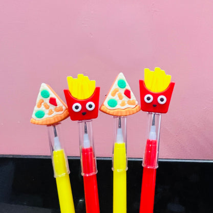 Pizza and Fries Pencil (Set Of Pcs)